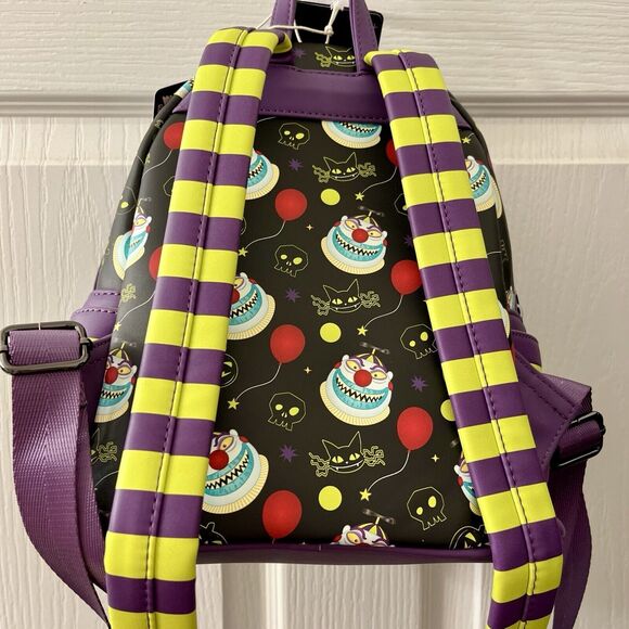 Loungefly Nightmare Before Christmas Clown Backpack Glows In The‎ Dark Exclusive main image 15